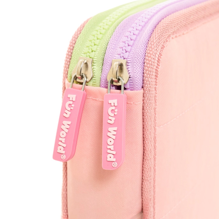 Cartuchera 2 Pisos FW 2026 Fun World Candy Rosa Art.202175